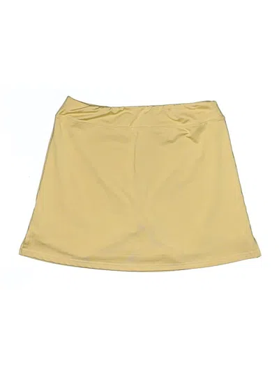 Pre-owned Ekouaer Skort In Yellow