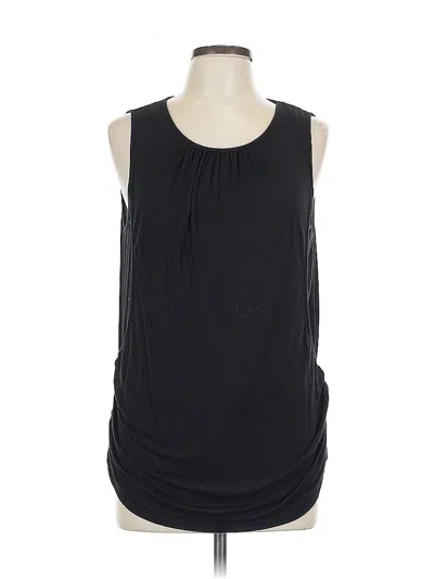 Pre-owned Ekouaer Sleeveless Blouse In Black
