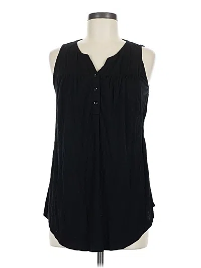 Pre-owned Ekouaer Sleeveless Blouse In Black