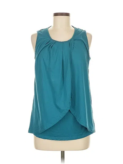 Pre-owned Ekouaer Sleeveless Blouse In Blue