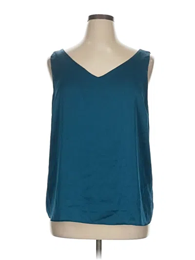 Pre-owned Ekouaer Sleeveless Blouse In Blue