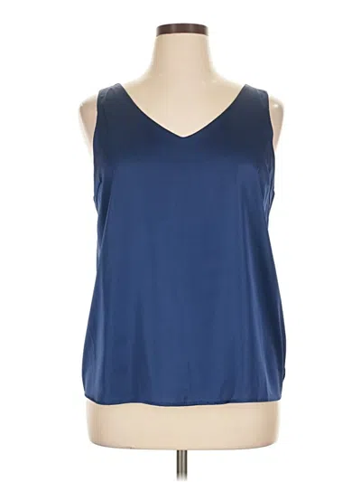 Pre-owned Ekouaer Sleeveless Blouse In Blue