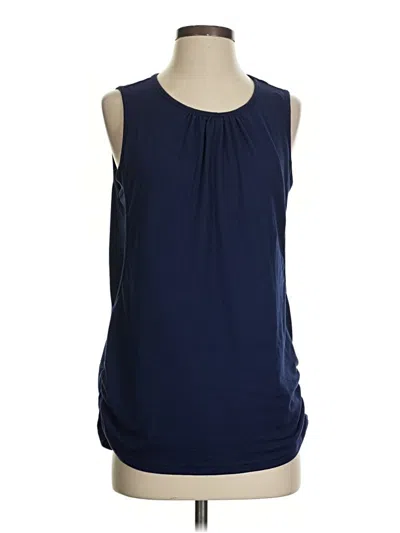 Pre-owned Ekouaer Sleeveless Blouse In Blue