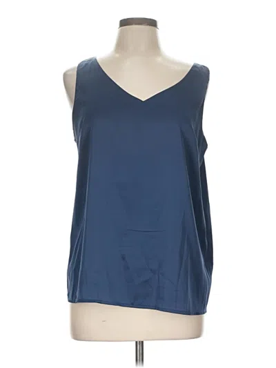 Pre-owned Ekouaer Sleeveless Blouse In Blue