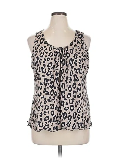 Pre-owned Ekouaer Sleeveless Blouse In Brown