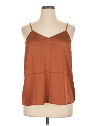 Pre-owned Ekouaer Sleeveless Blouse In Brown
