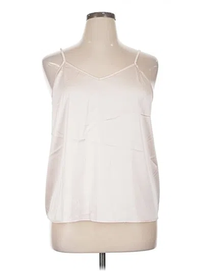 Pre-owned Ekouaer Sleeveless Blouse In Ivory