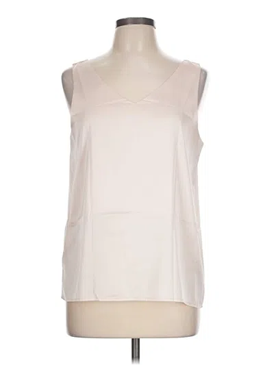 Pre-owned Ekouaer Sleeveless Blouse In Ivory