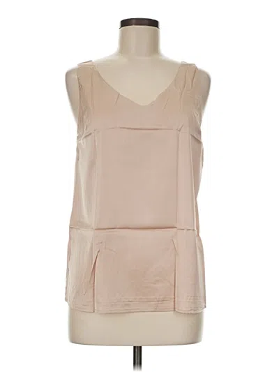 Pre-owned Ekouaer Sleeveless Blouse In Tan