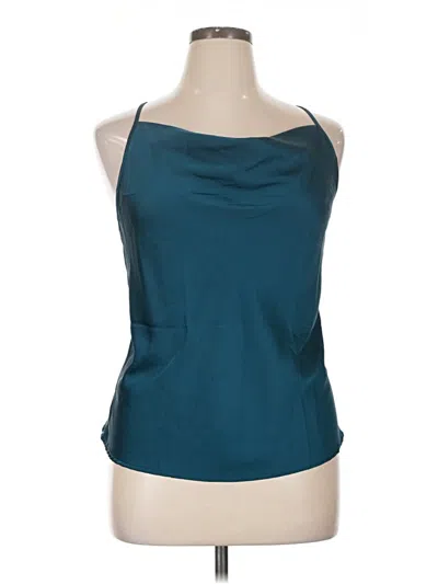 Pre-owned Ekouaer Sleeveless Blouse In Teal