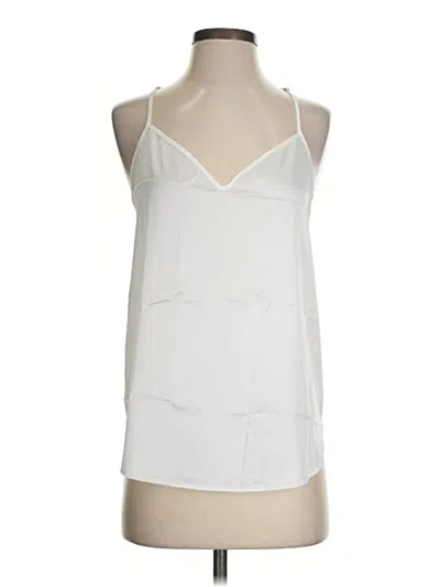Pre-owned Ekouaer Sleeveless Blouse In White