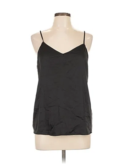 Pre-owned Ekouaer Sleeveless Top Black Halter Neckline Tops