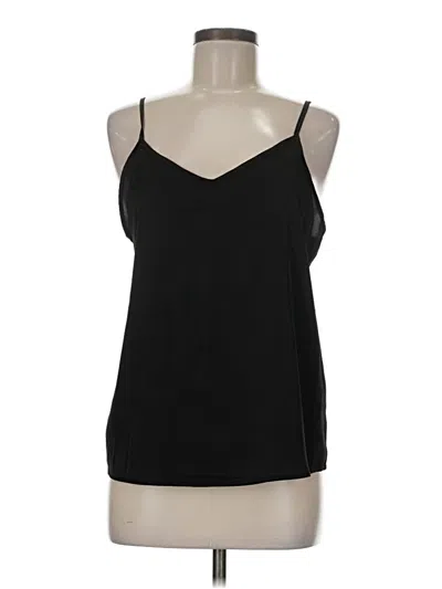 Pre-owned Ekouaer Sleeveless Top Black Halter Neckline Tops