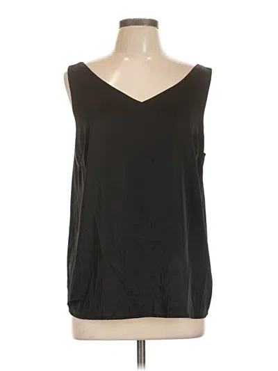 Pre-owned Ekouaer Sleeveless Top Black V-neck Tops