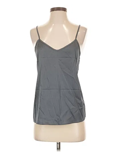 Pre-owned Ekouaer Sleeveless Top Gray Halter Neckline Tops