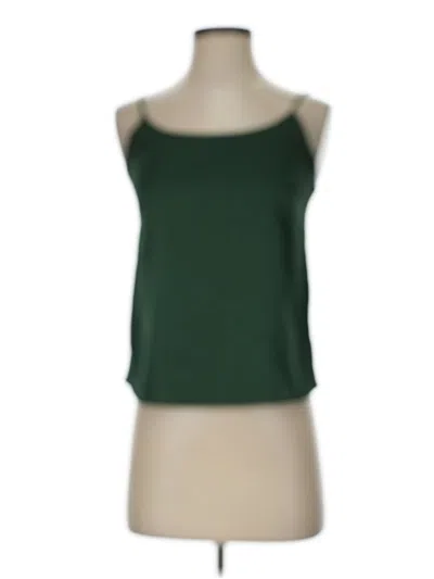 Pre-owned Ekouaer Sleeveless Top Green Scoop Neck Tops