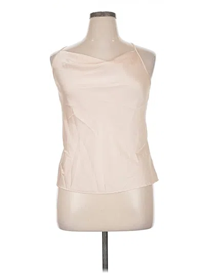 Pre-owned Ekouaer Sleeveless Top Ivory One Shoulder Neckline Tops