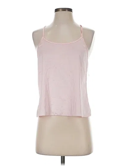 Pre-owned Ekouaer Sleeveless Top Pink Halter Neckline Tops