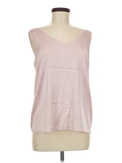 Pre-owned Ekouaer Sleeveless Top Pink One Shoulder Neckline Tops