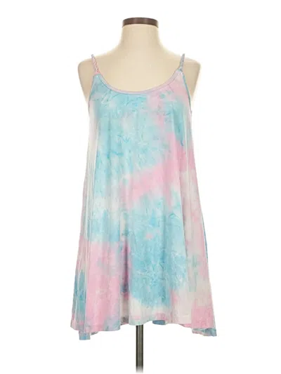 Pre-owned Ekouaer Sleeveless Top Pink Scoop Neck Tops