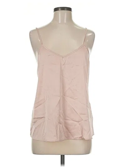 Pre-owned Ekouaer Sleeveless Top Tan Sweetheart Neckline Tops