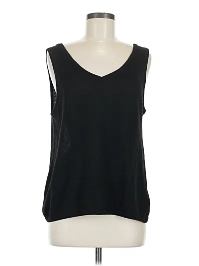 Pre-owned Ekouaer Sleeveless T-shirt In Black