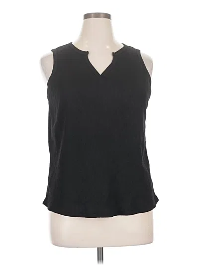 Pre-owned Ekouaer Sleeveless T-shirt In Black