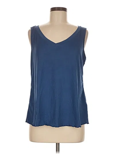 Pre-owned Ekouaer Sleeveless T-shirt In Blue