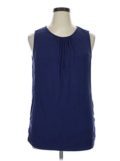 Pre-owned Ekouaer Sleeveless T-shirt In Blue