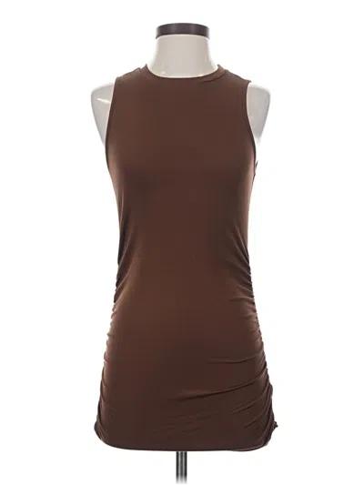 Pre-owned Ekouaer Sleeveless T-shirt In Brown