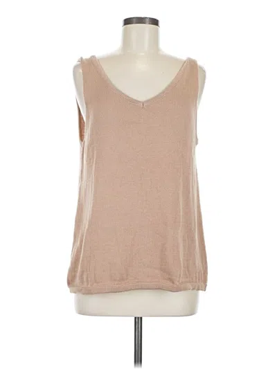 Pre-owned Ekouaer Sleeveless T-shirt In Brown