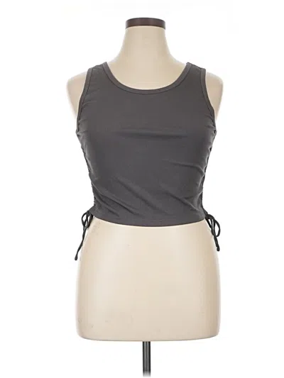 Pre-owned Ekouaer Sleeveless T-shirt In Gray