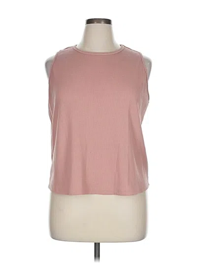 Pre-owned Ekouaer Sleeveless T-shirt In Pink