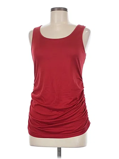 Pre-owned Ekouaer Sleeveless T-shirt In Red