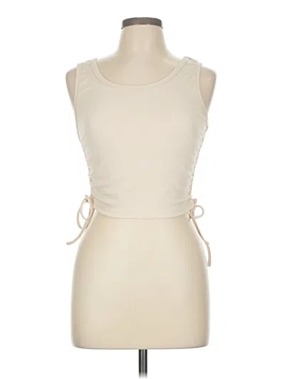 Pre-owned Ekouaer Sleeveless T-shirt In White