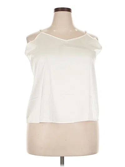 Pre-owned Ekouaer Sleeveless T-shirt In White