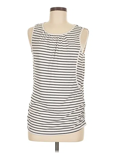 Pre-owned Ekouaer Sleeveless T-shirt In White