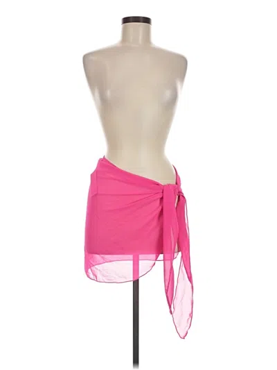 Pre-owned Ekouaer Swimsuit Cover Up In Pink