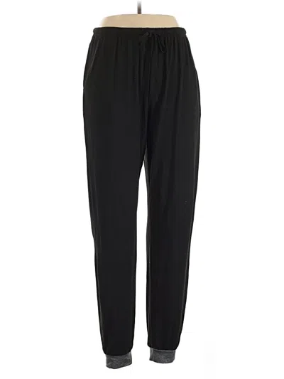 Pre-owned Ekouaer Track Pants In Black
