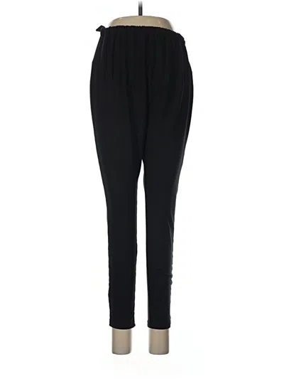 Pre-owned Ekouaer Track Pants In Black