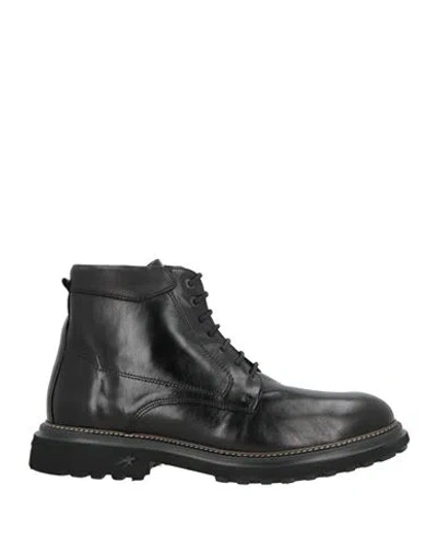 Ekp Collections Woman Ankle Boots Black Size 8 Leather In Black