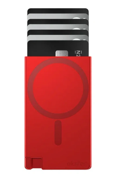 Ekster Magsafe Cardholder Pro In Red