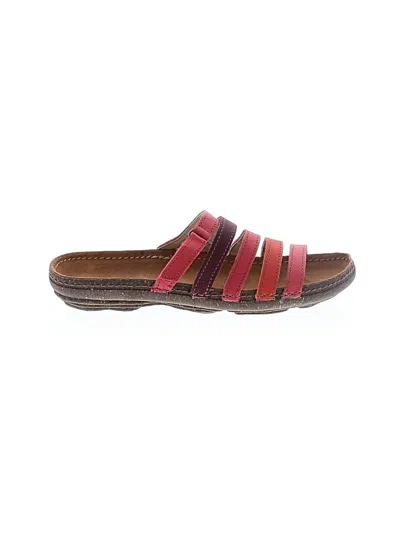 Pre-owned El Naturalista Sandals In Burgundy