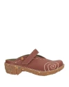 El Naturalista Woman Mules & Clogs Brown Size 7 Leather