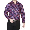 El Senor De Los Cielos Casual Long Sleeve Shirt In Multicolor In Multi