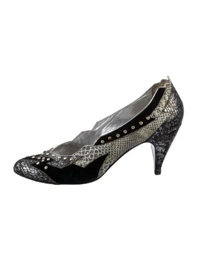 Pre-owned El Vaquero Leather Pumps In Silver
