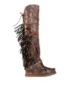 El Vaquero Woman Boot Brown Size 7 Leather In Brown