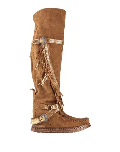 El Vaquero Woman Boot Khaki Size 9 Leather In Sand