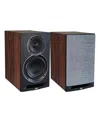 Elac Ubr62 6.5 Inch Bookshelf Speakers - Pair (walnut/black) In Brown