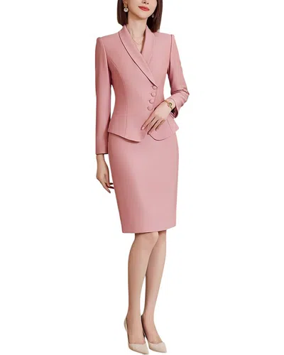 Elaine 2pc Blazer & Skirt Set In Multi